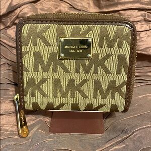 Michael Kors Brown Monogram Wallet
